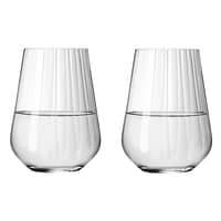 Sternschliff vandglas, 2 stk