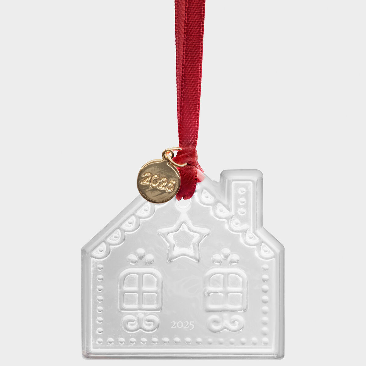 Orrefors Pepperkakehus 2025 juletredekorasjon, klar