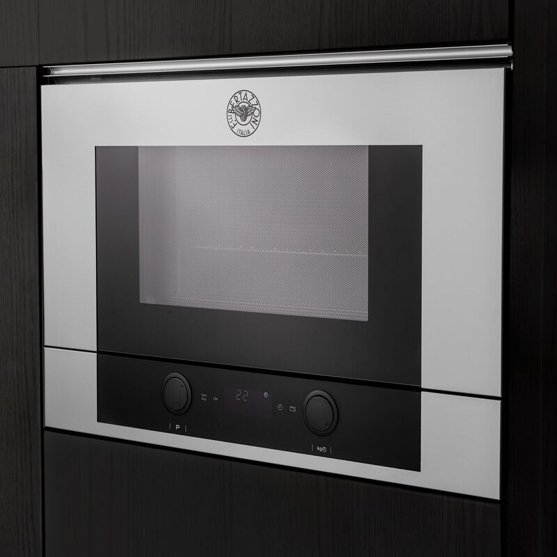 F383MODMWSX vägghängd mikro 38 cm, rostfri