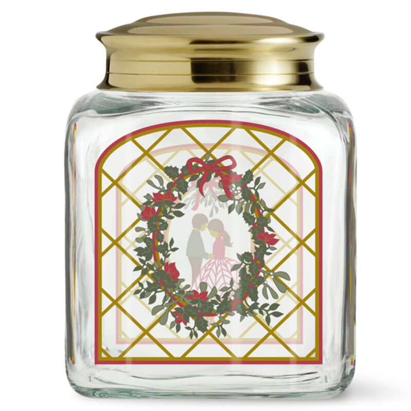 Holmegaard Julekakeboks 2025, flerfarget