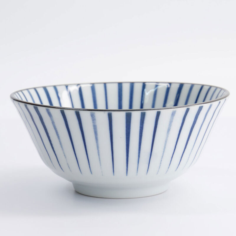 Tokyo Design Studio Natsu Tokusa Tayo skål 500 ml, blå/hvid