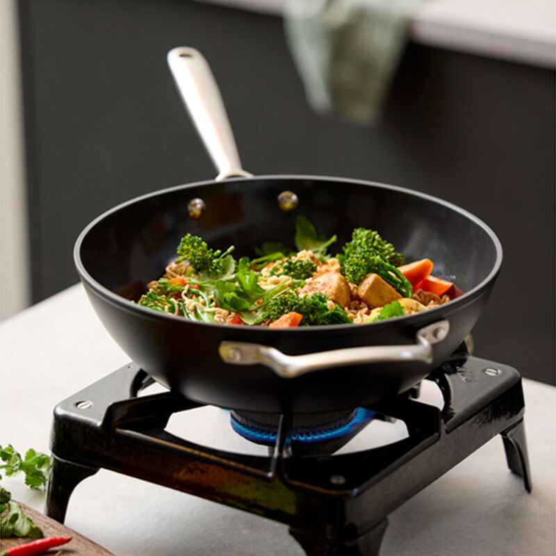 Pillivuyt Travo wokpande 28 cm, sort