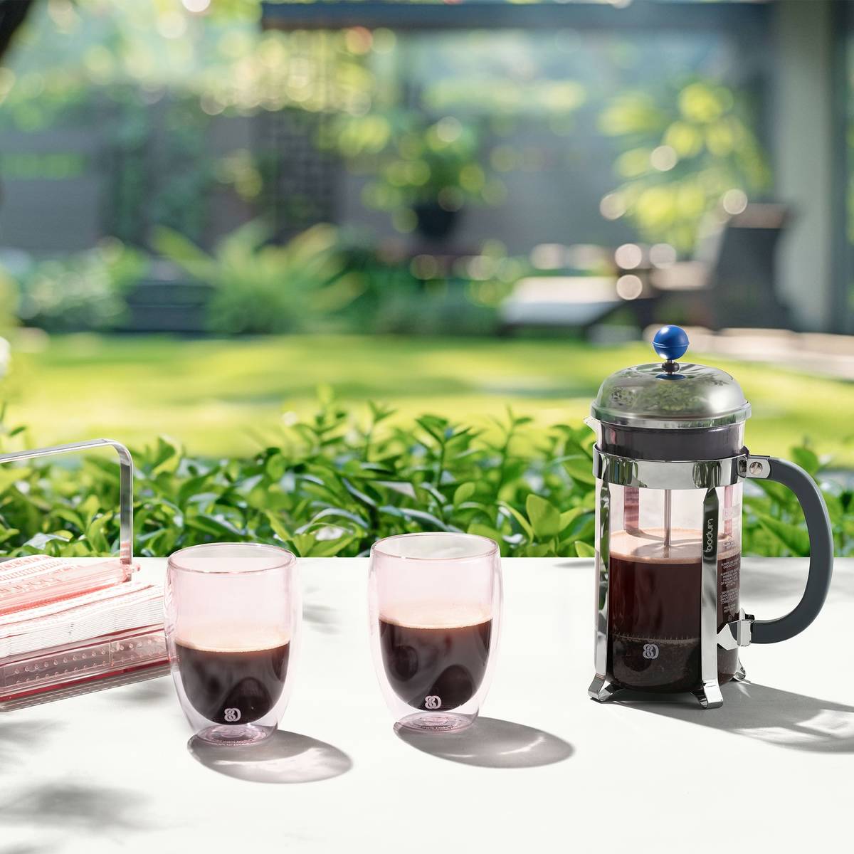 CHAMBORD kaffepress 8 koppar, rostfri