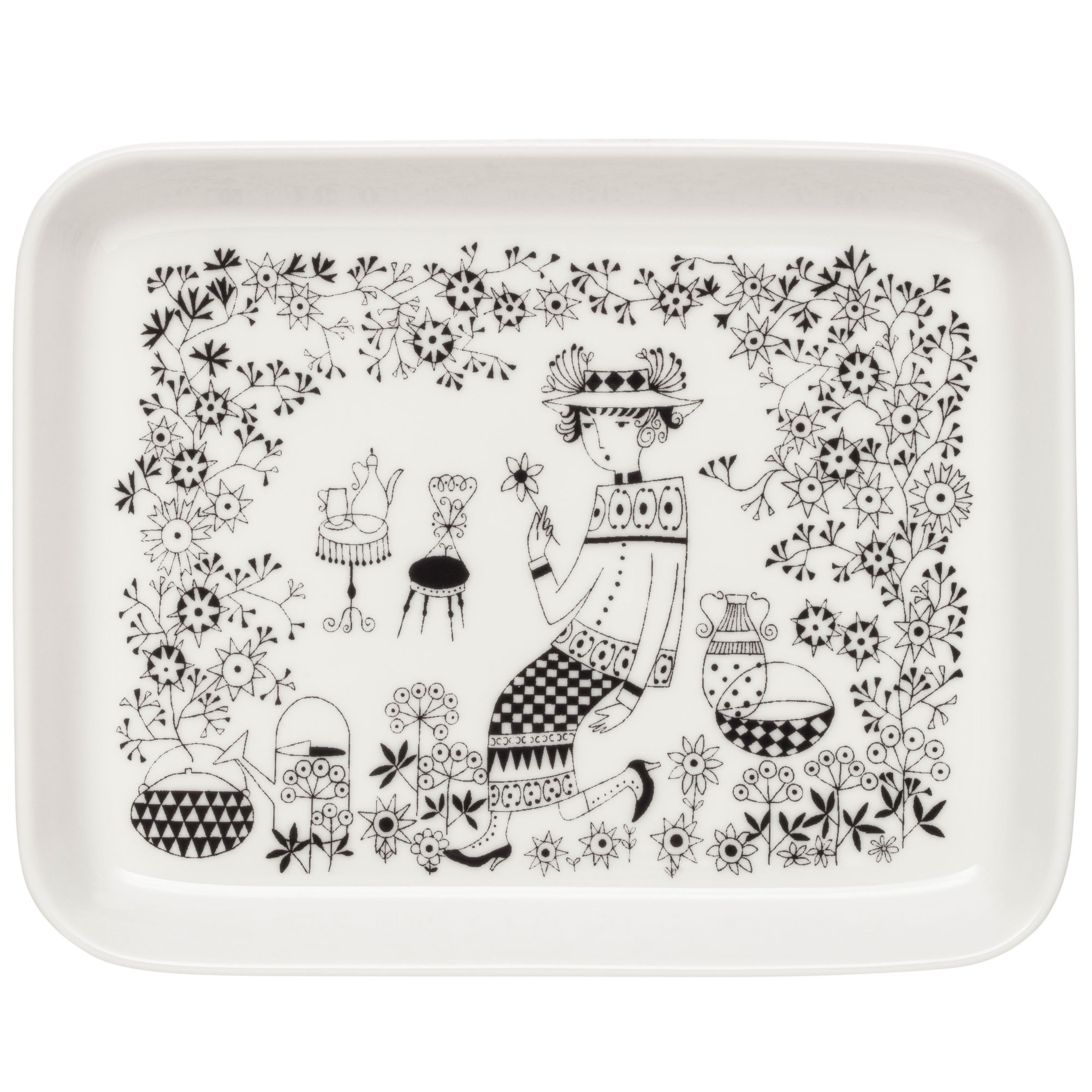 Emilia tallerken 15 x 19 cm