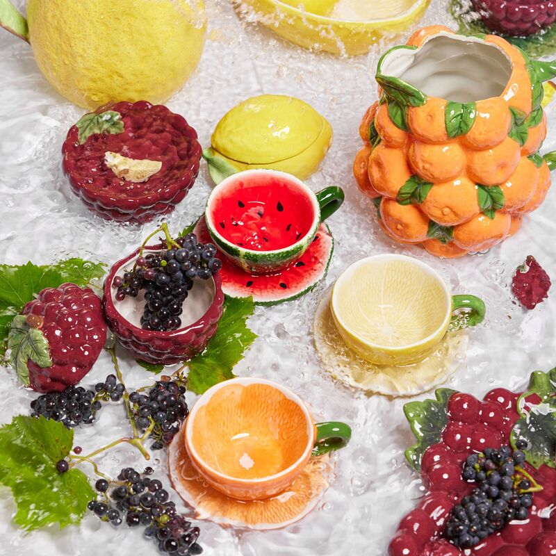 Mandarie kop med underkop 25 cl, orange