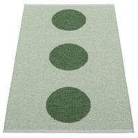 Pappelina Vera Pop teppe 70 × 120 cm, leaf/misty mint