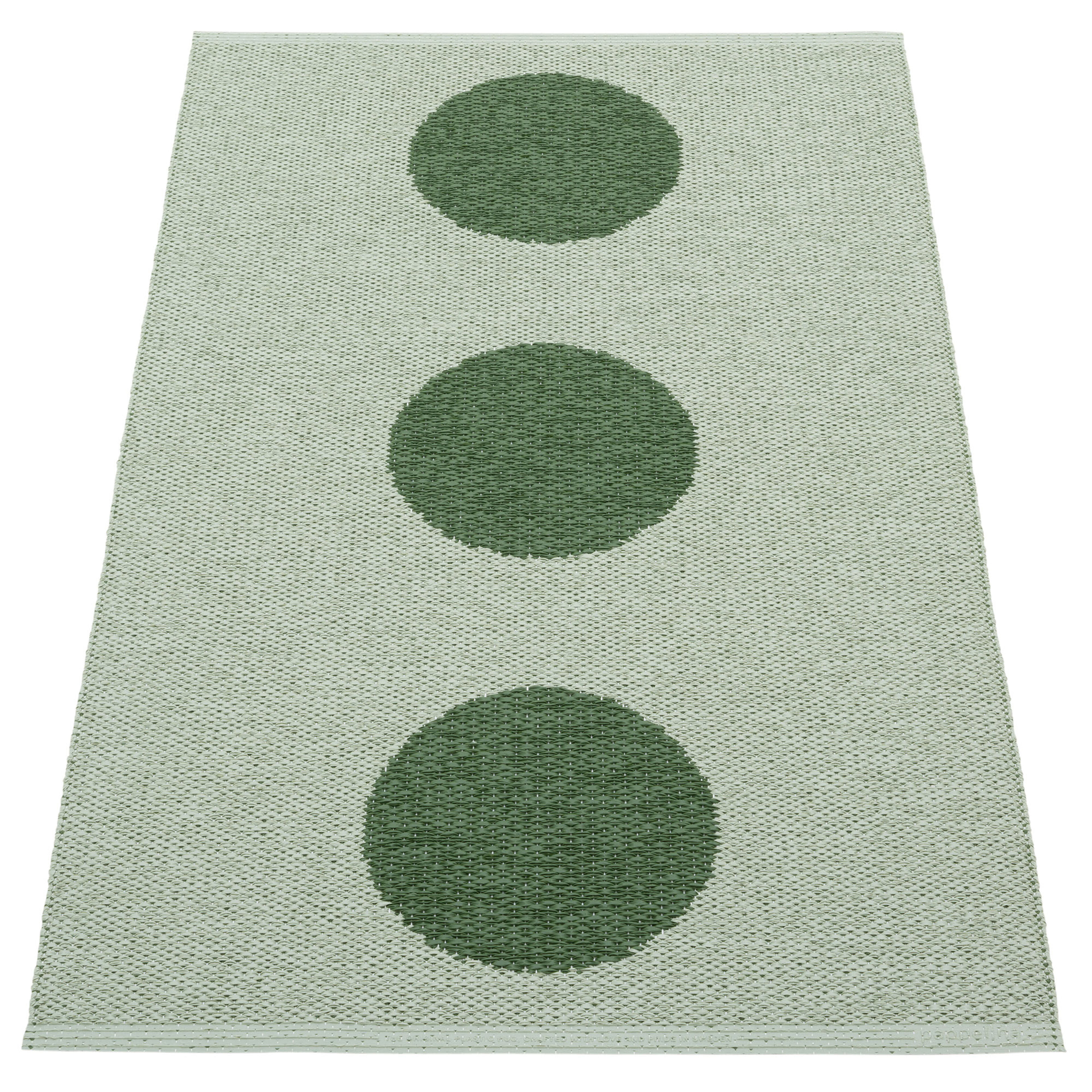 Pappelina Vera Pop teppe 70 × 120 cm, leaf/misty mint