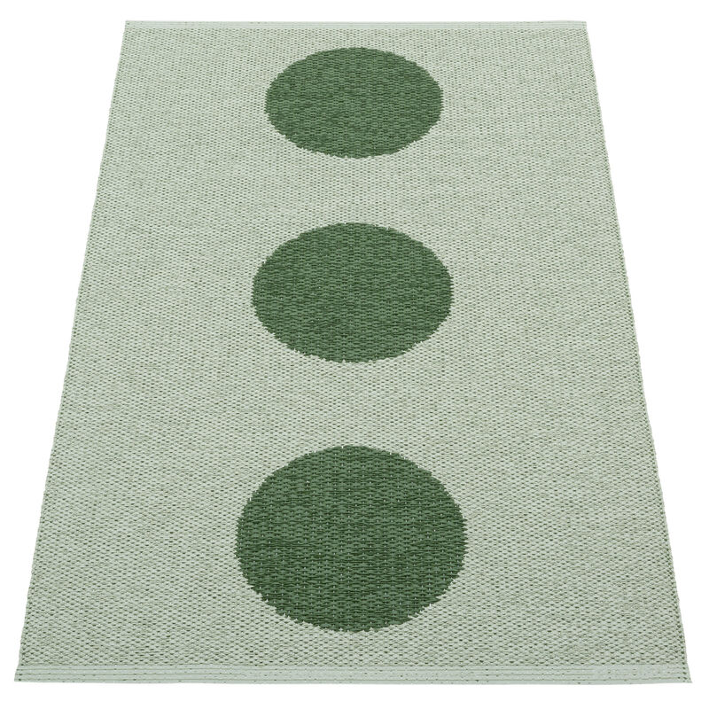 Pappelina Vera Pop teppe 70 × 120 cm, leaf/misty mint