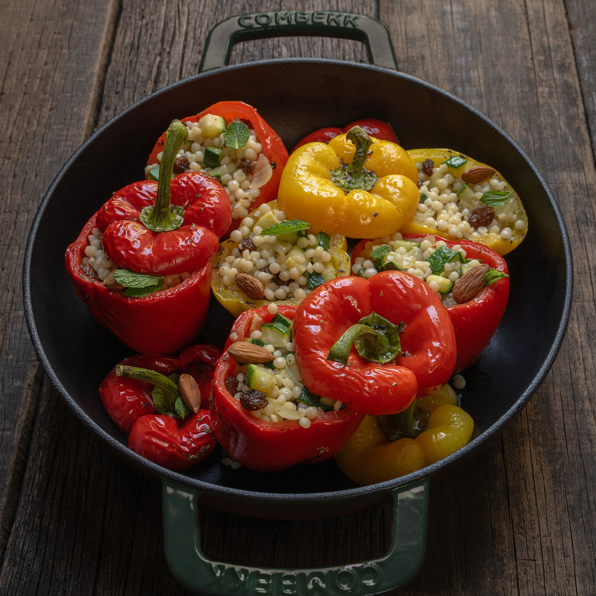 Combekk Lav gryde med låg Ø28 cm/5 liter, grøn