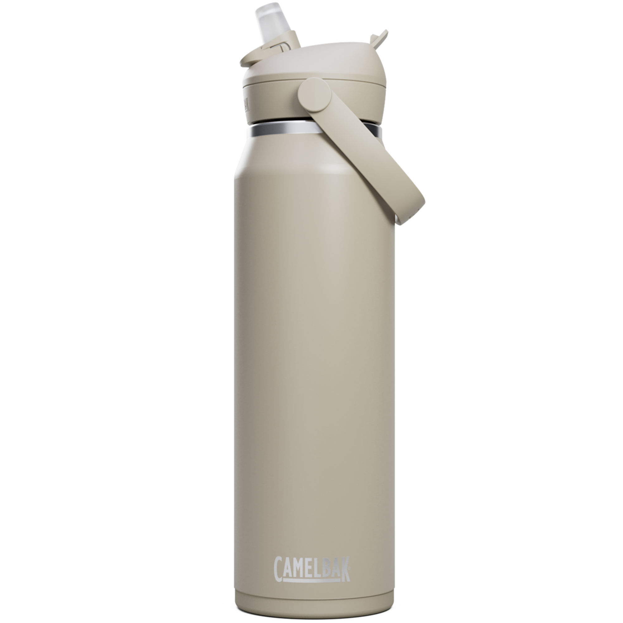 Thrive Flip Straw vattenflaska 1 liter, stone