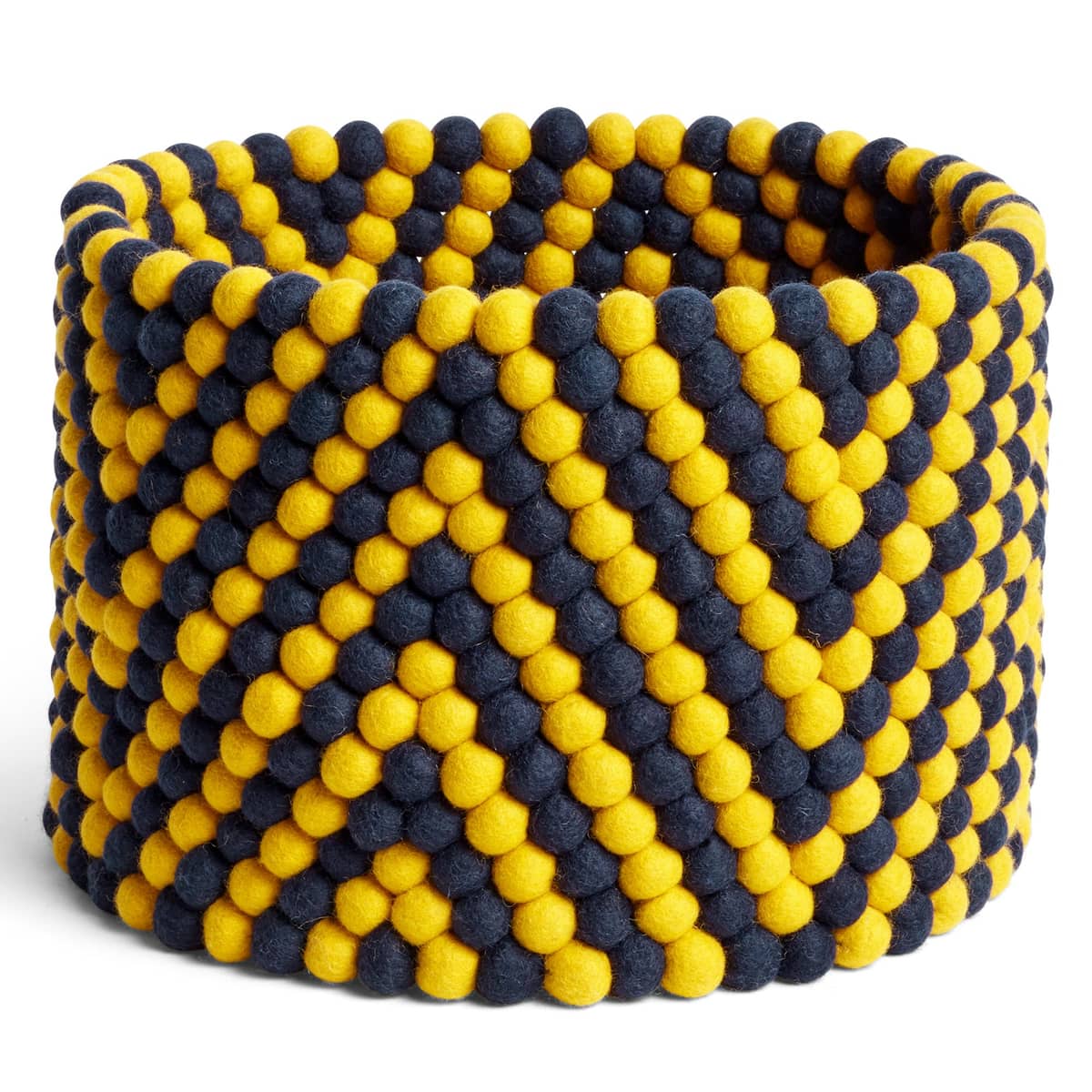 Bead säilytyskori, yellow chevron