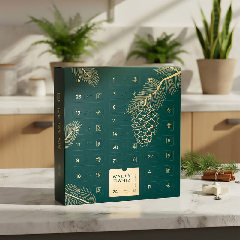 Wally and Whiz Julkalender 2025, grön