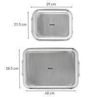 Emotion ovnformer 2 stk, rustfrit stål