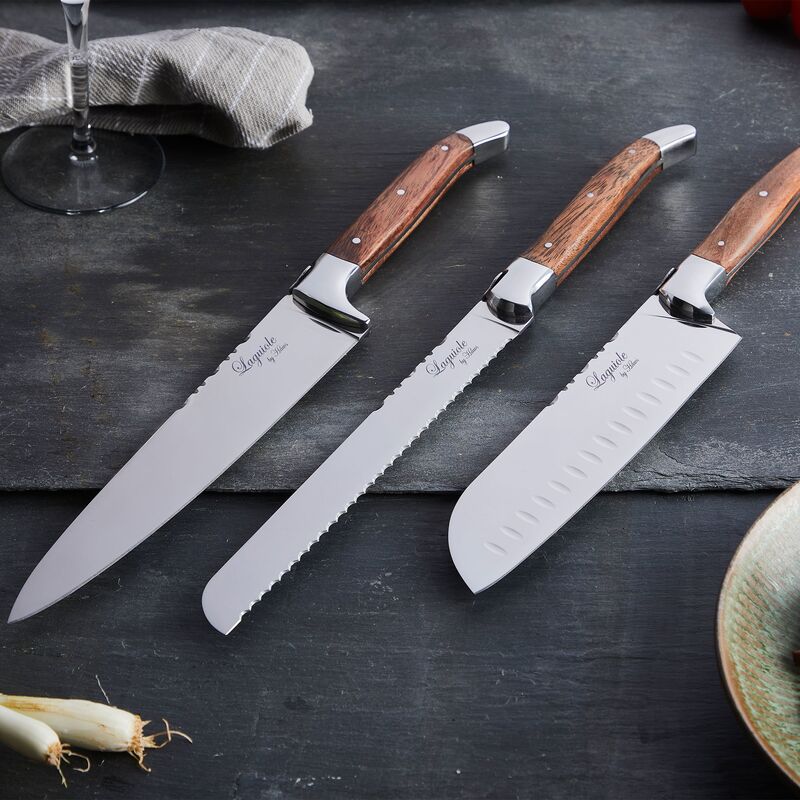 Knivsæt 3 dele, Rosenwood