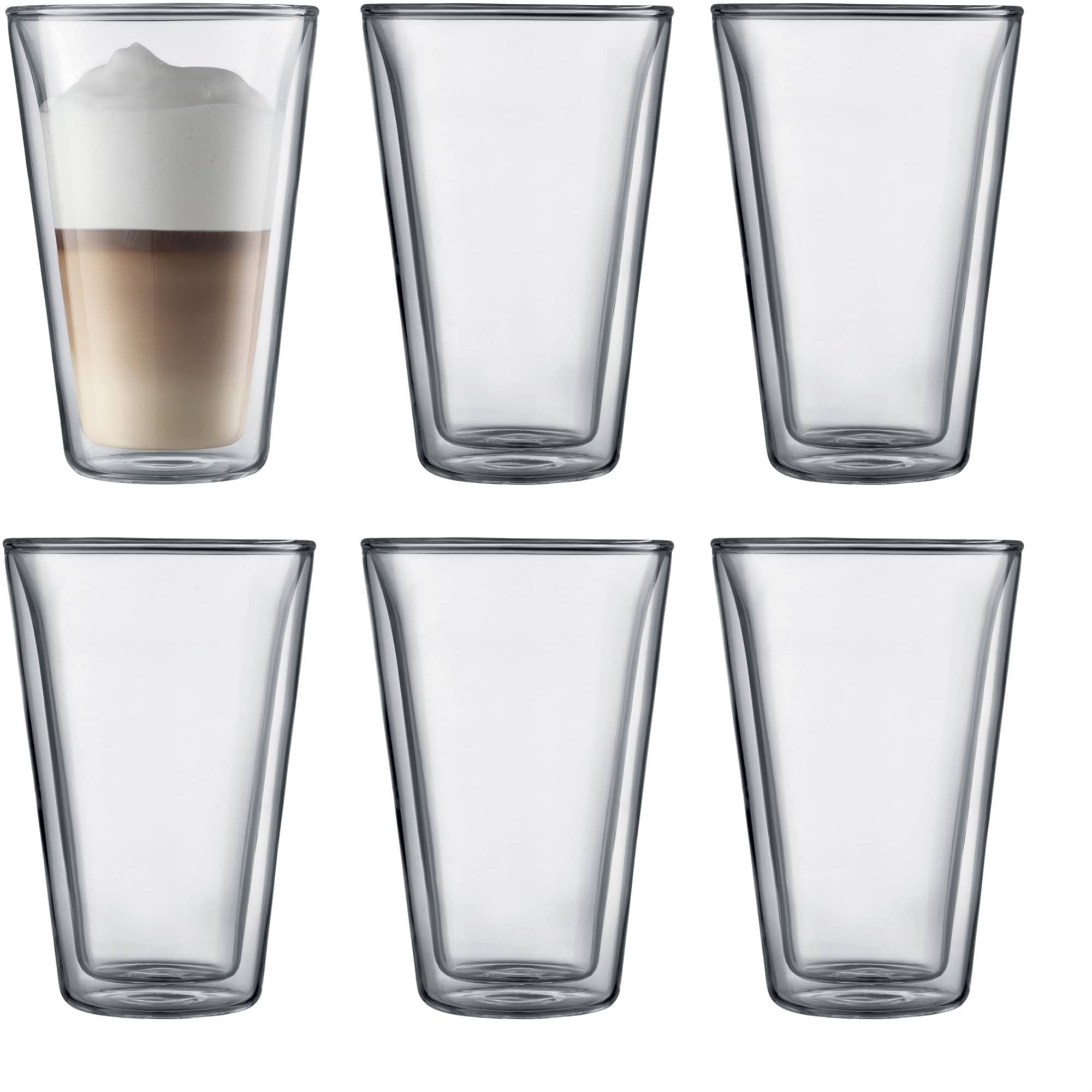 Canteen Glass med Doble Vegger large 6 stk
