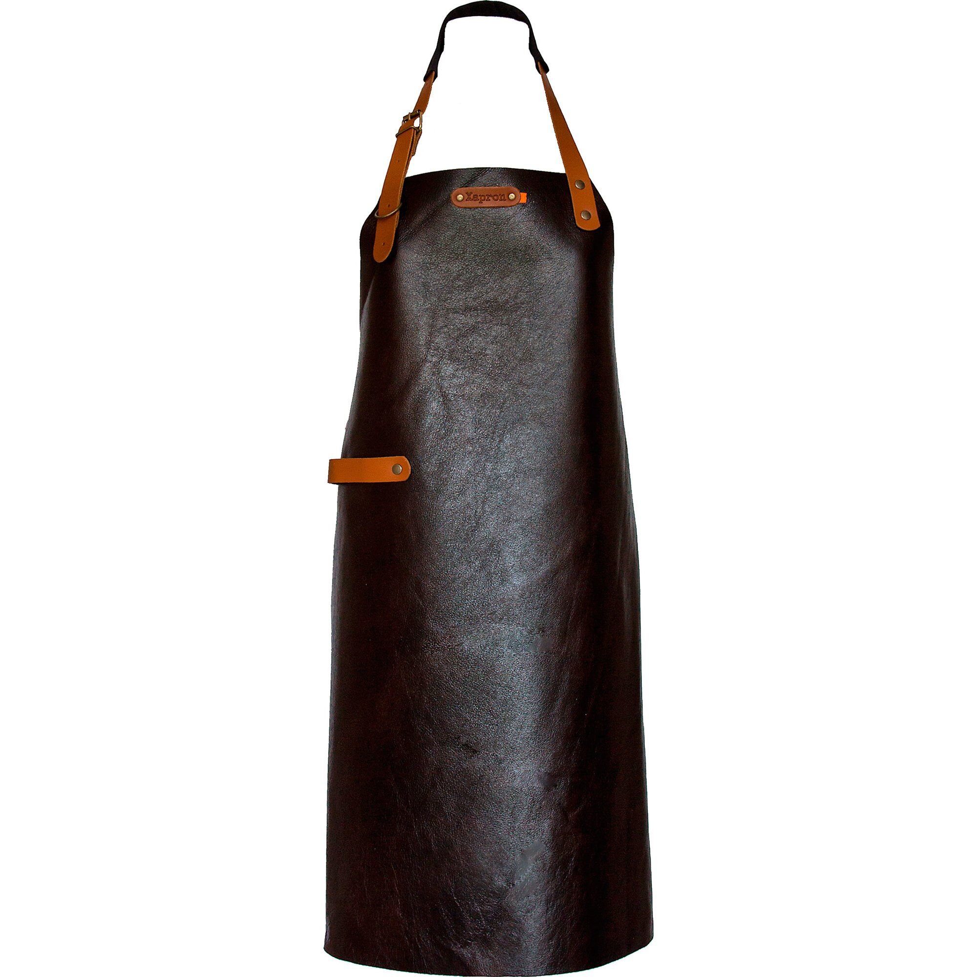 New York förkläde i brunt, L