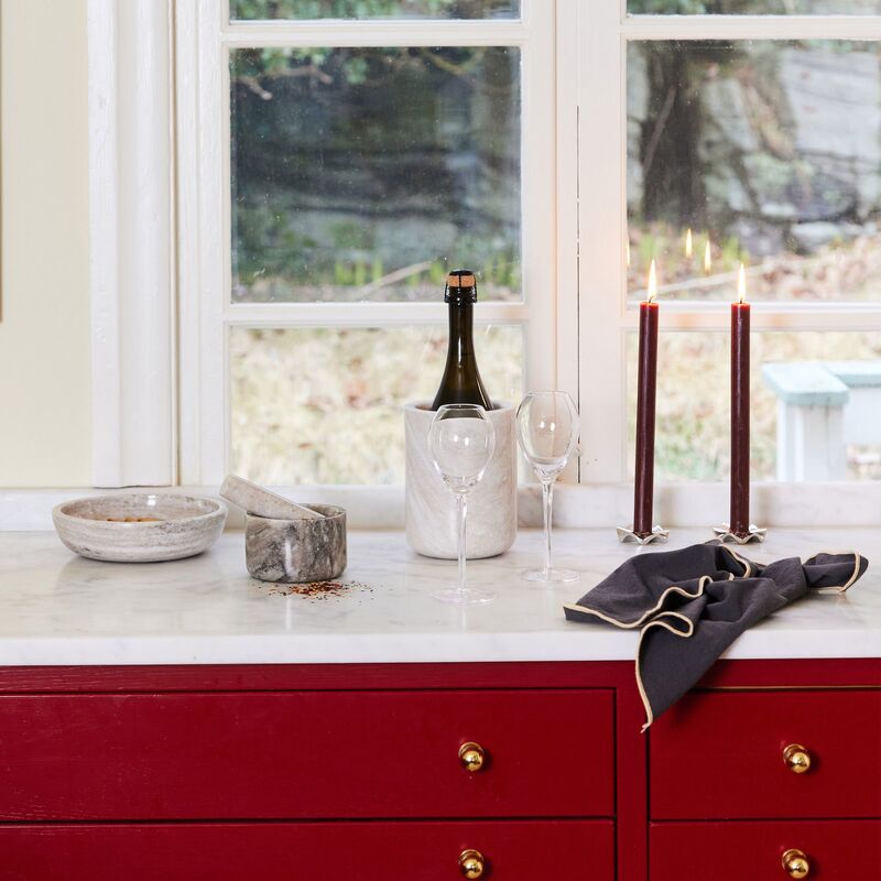 Edith lautasliina 2 kpl, harmaa