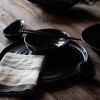 Thea serviett, denim stripe