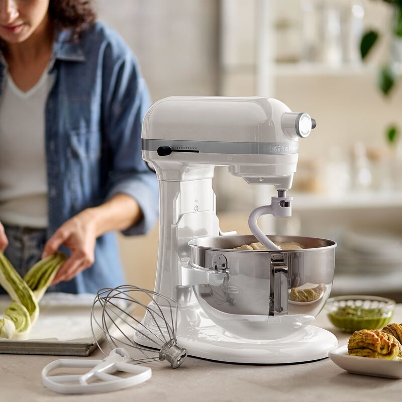 Köksmaskin med lyftarm 5,2 liter, vit