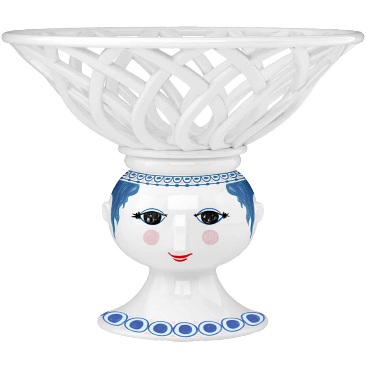 Bjørn Wiinblad Dora fruktskål 25 cm, blå