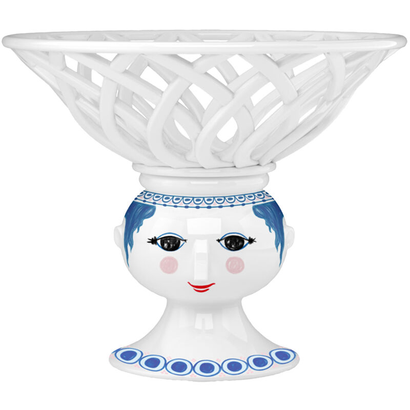 Bjørn Wiinblad Dora Frugtskål 25 cm, blå