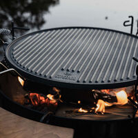 Vendbar grillplate for Espegard bålpanne/fyrfat 60