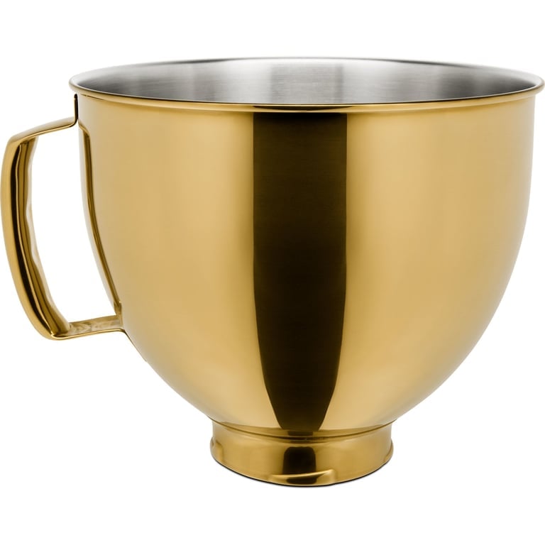 Skål i rostfritt stål till köksmaskin, Radiant Gold