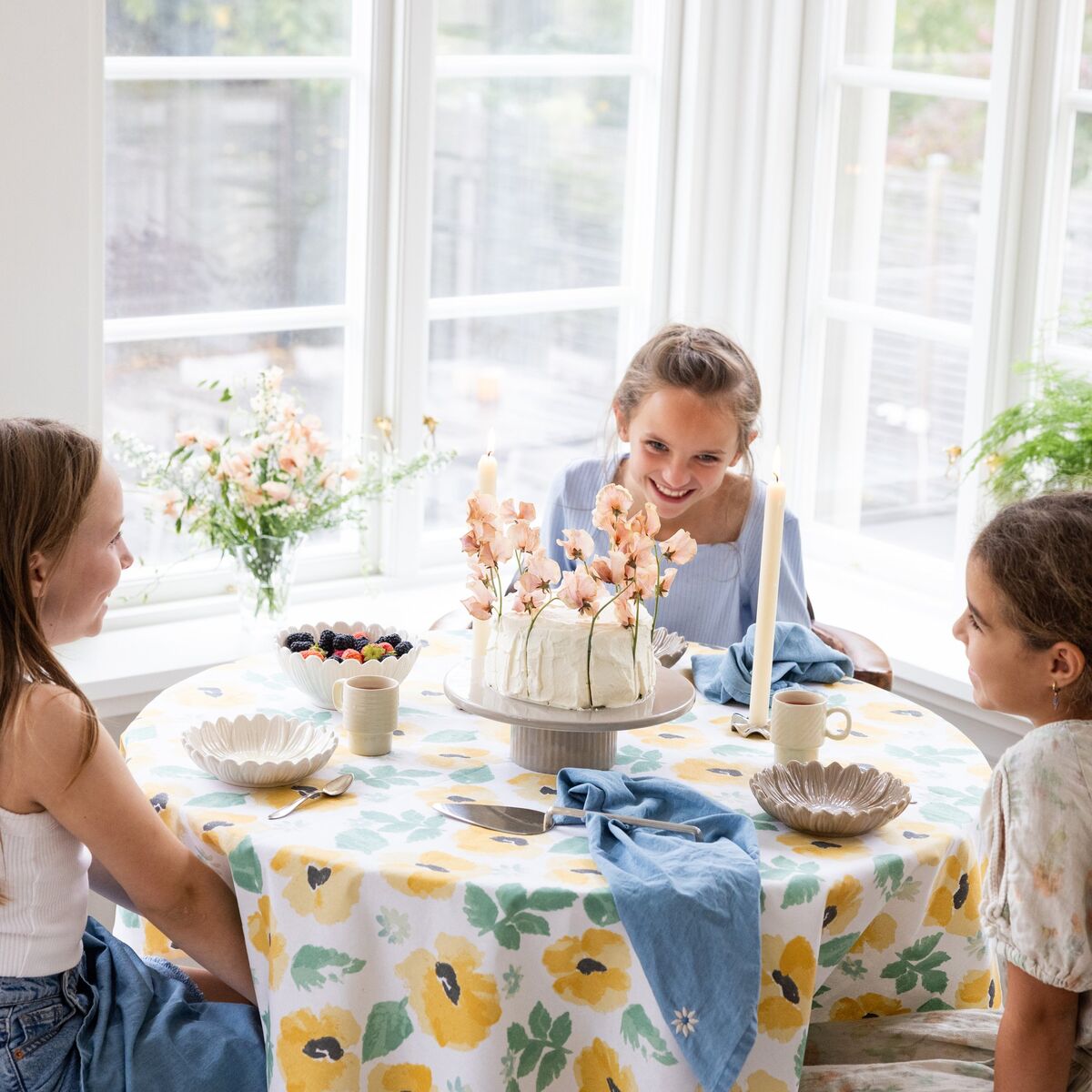 Sagaform Eden Denim lautasliina 2-pakkaus, sininen