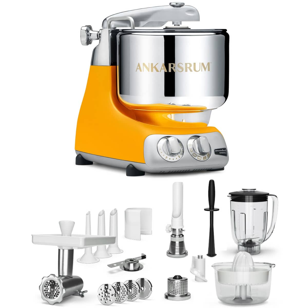 AKM 6230 køkkenmaskine + deluxe pakke, sunbeam yellow