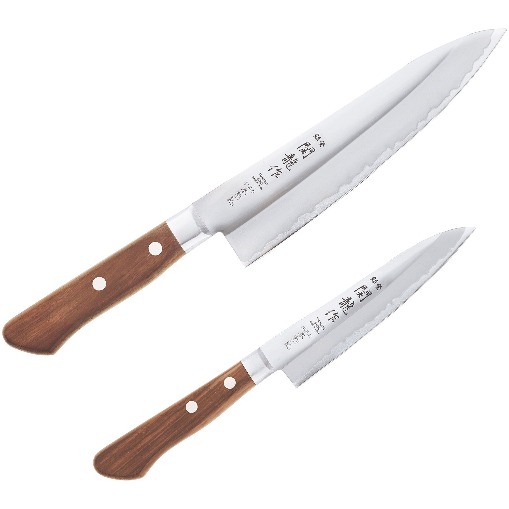 Sekiryu - Wood knivsett 2 deler kokkekniv/grønnsakskniv