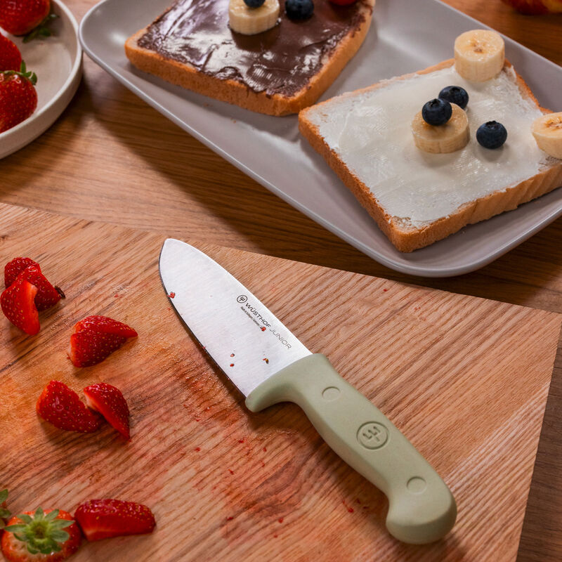 Junior kockkniv 10 cm, grön