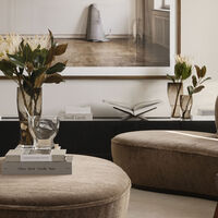 Squeeze maljakko 34 cm, savunruskea