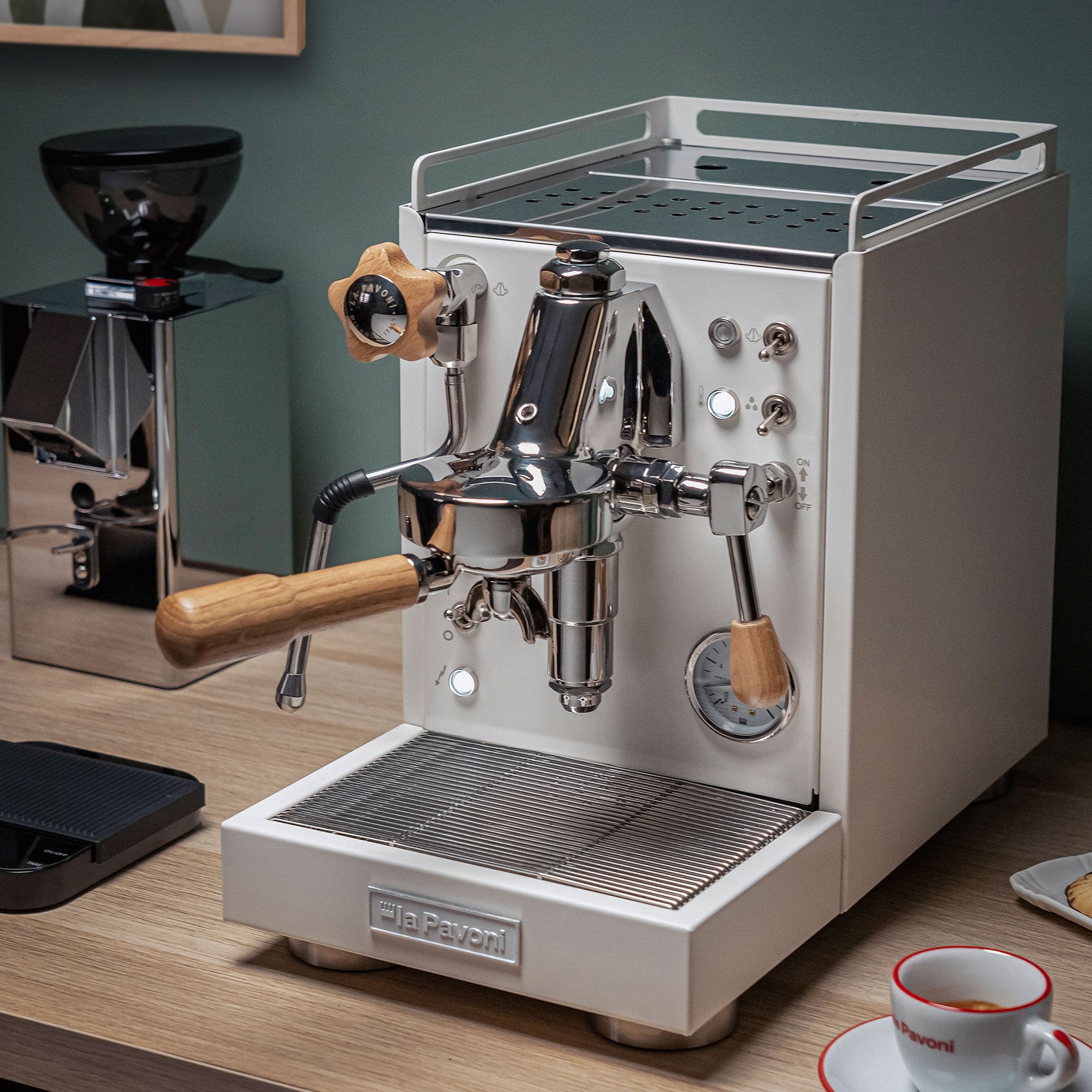 Cellini Mini espressomaskin, vit