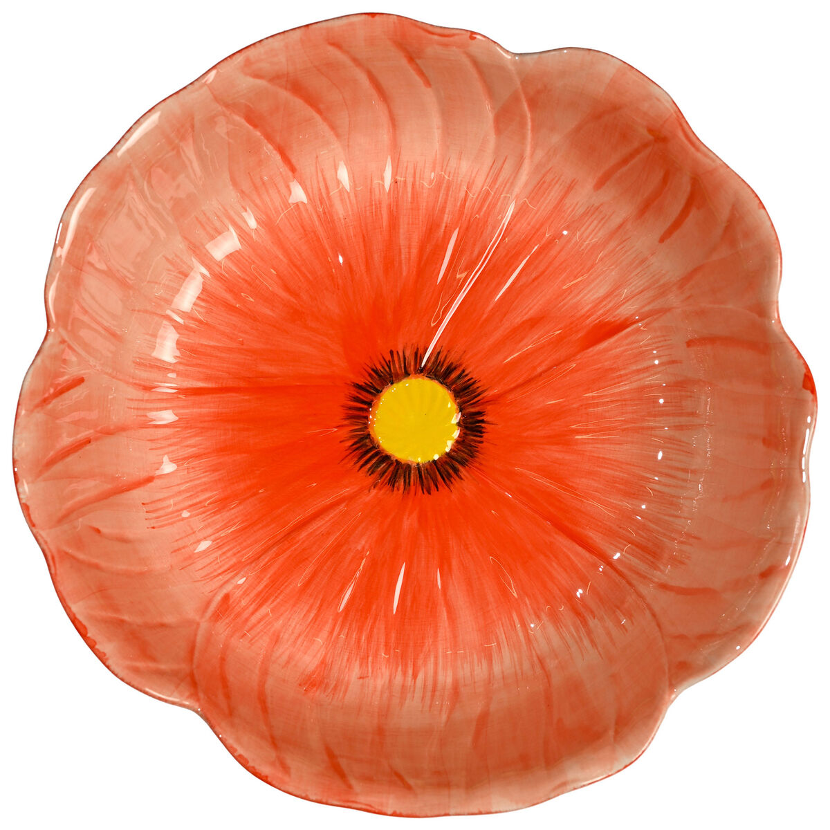 Poppy L serveringsskål 30 cm, röd