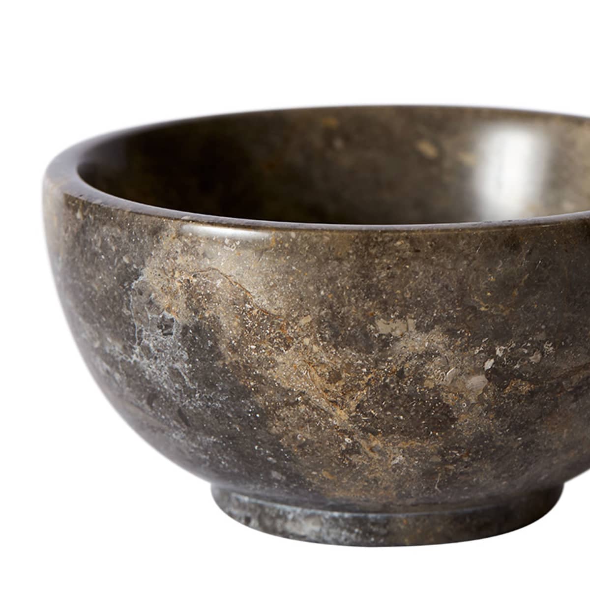 Dowa skål medium 12 cm, grå/brun