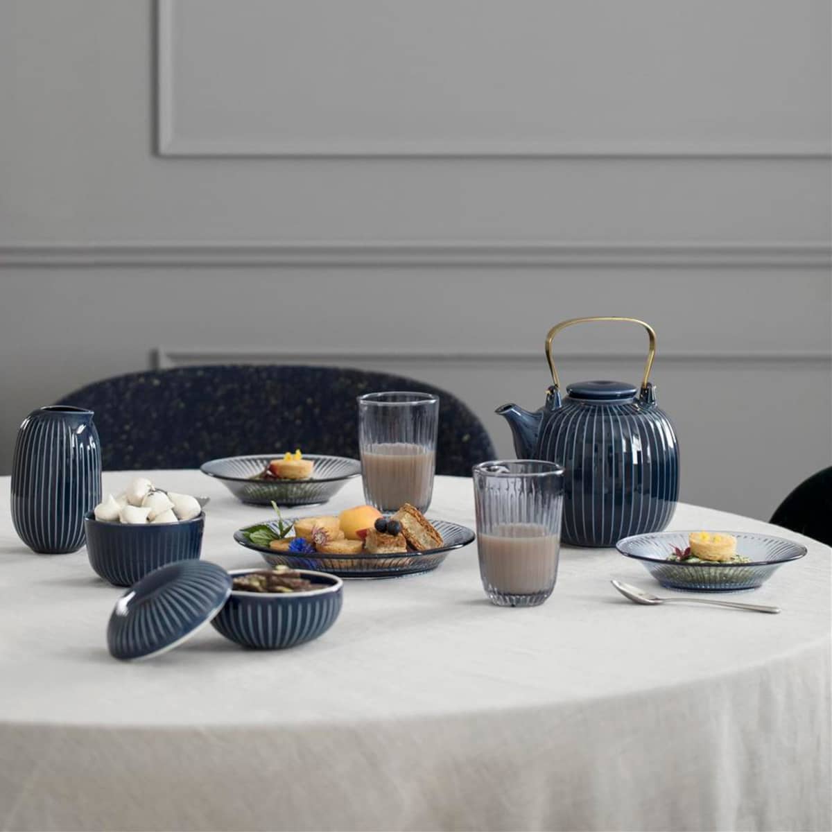 Hammershøi tekande indigo 1,2 L.