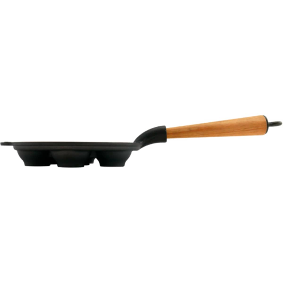 Äppelskivepanna i gjutjärn 21 cm