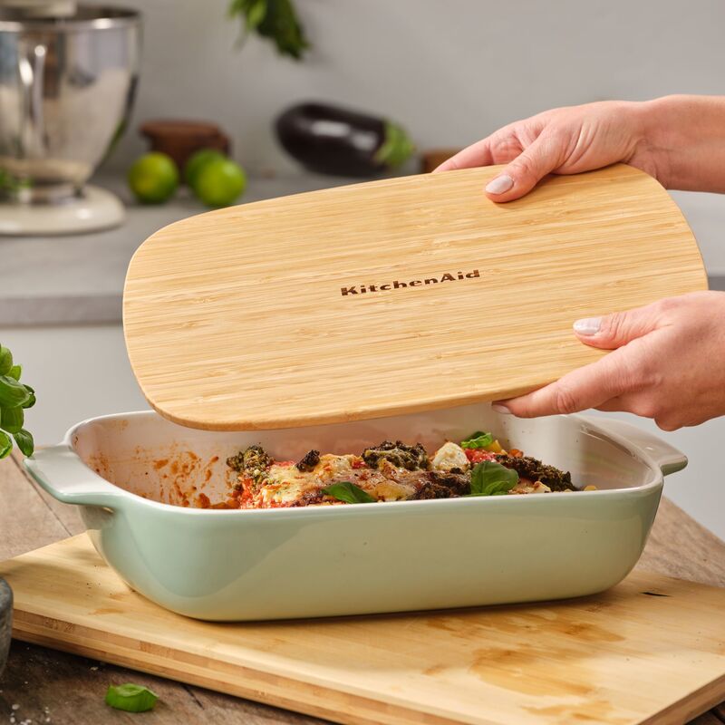 Ugnsform med lock 33x19,5x7,5 cm, pistage