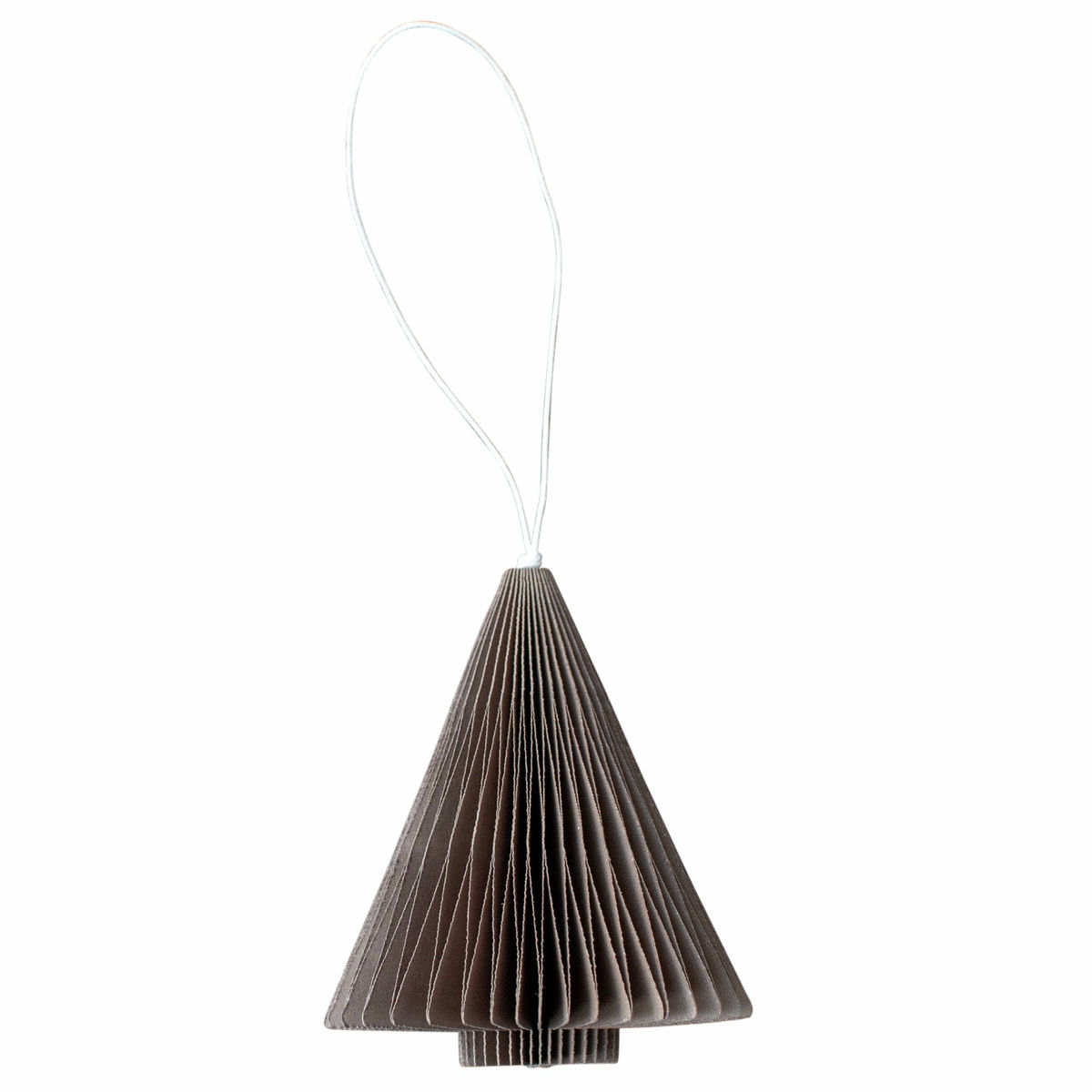 Paper Tree julgransdekoration, 7 cm, brown