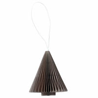 Paper Tree julgransdekoration, 7 cm, brown