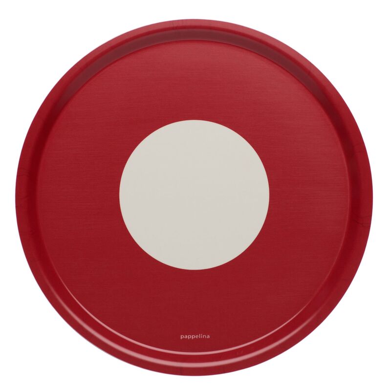 VERA bricka 38 cm, röd