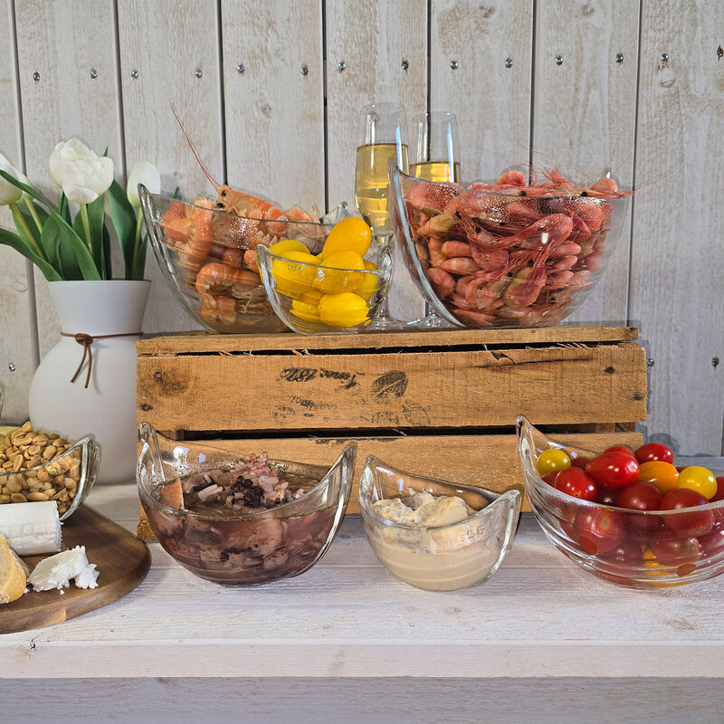 Nybro Bohus Räktrålare skål glasbruk 