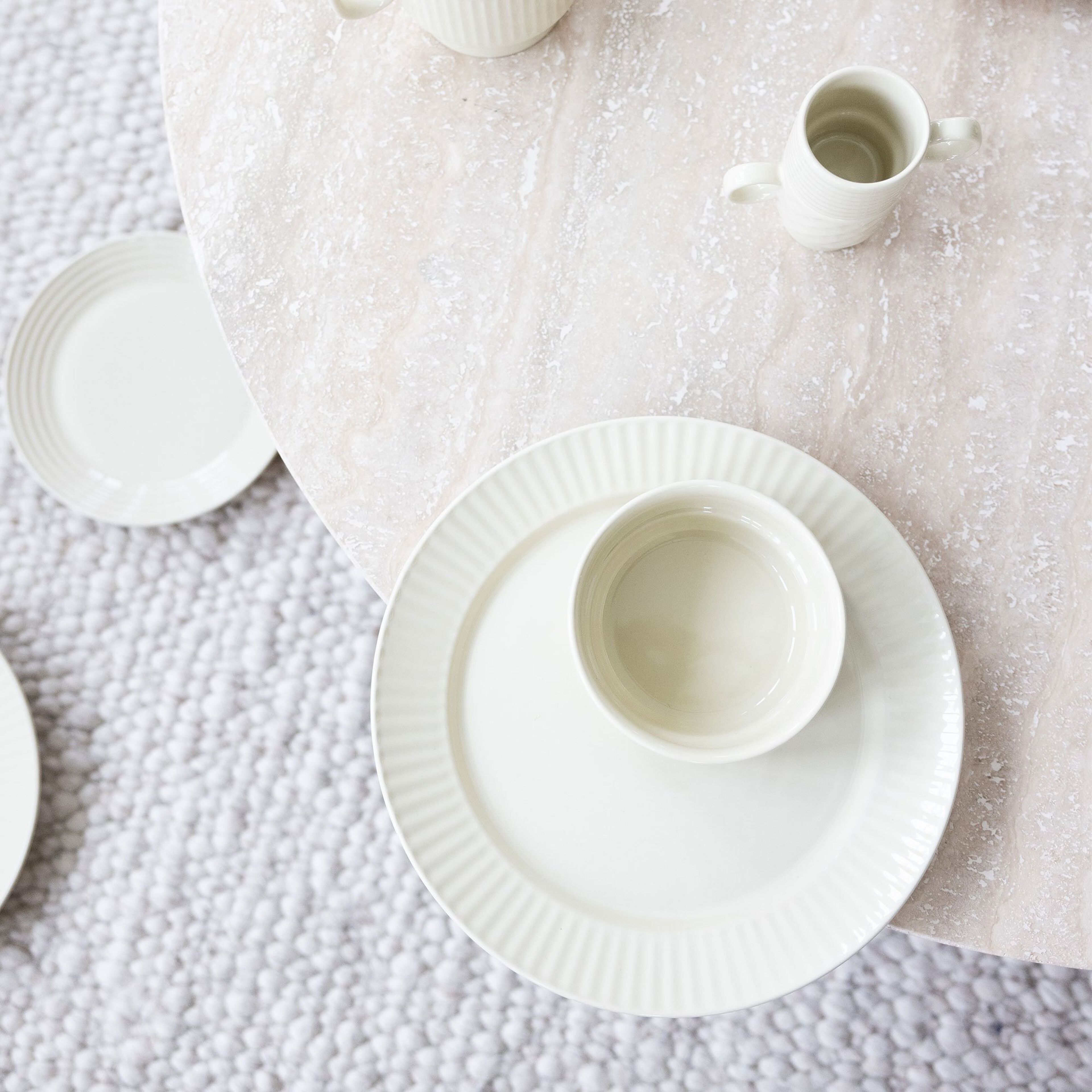 Sagaform Coffee & More tallerken 27,5 cm, beige