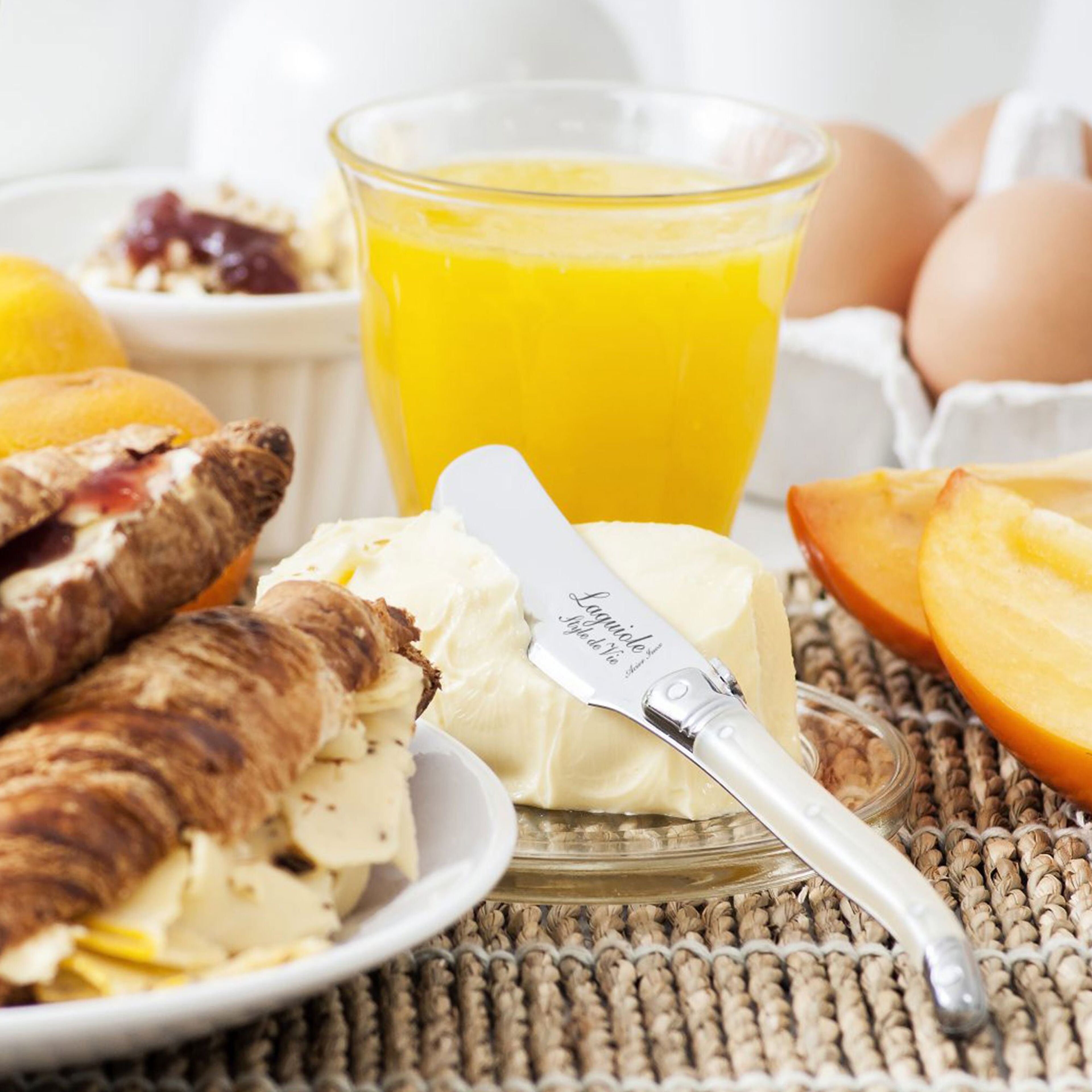 Laguiole Premium Line voiveitsi 4-pakkaus, pearl