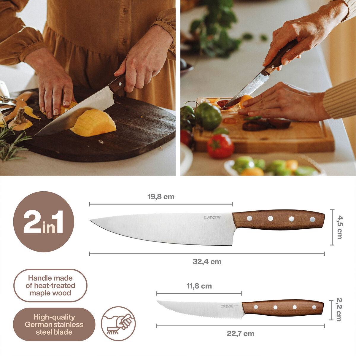 Folken veitsisarja 2 osaa, puu