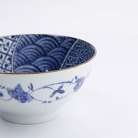 Tokyo Design Studio Natsu Shozui Mixed skål 1000 ml, blå/vit