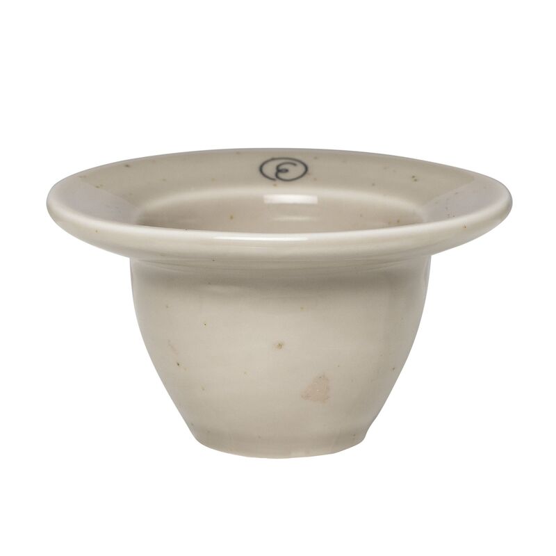 Äggkopp i porslin, sand