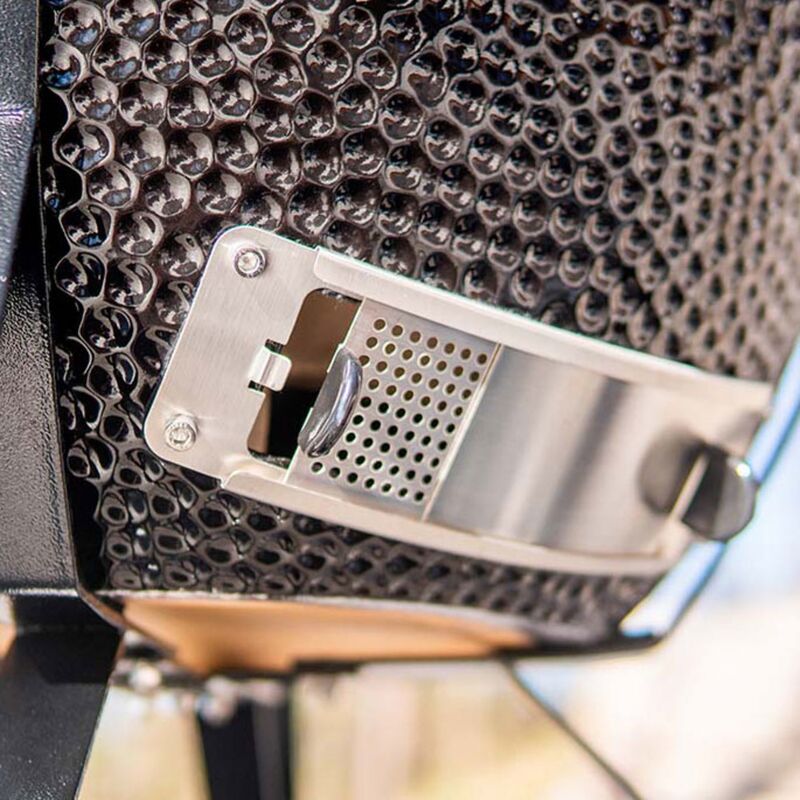 Maxi kulgrill m. tilbehørspakke, sort