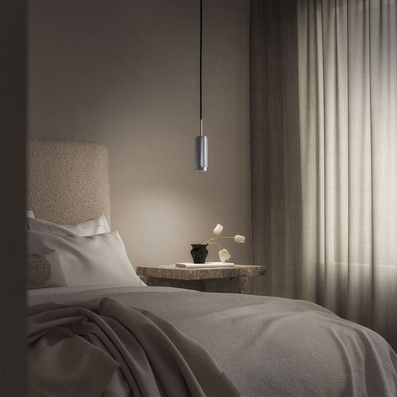 Hölster pendellampa, nickel