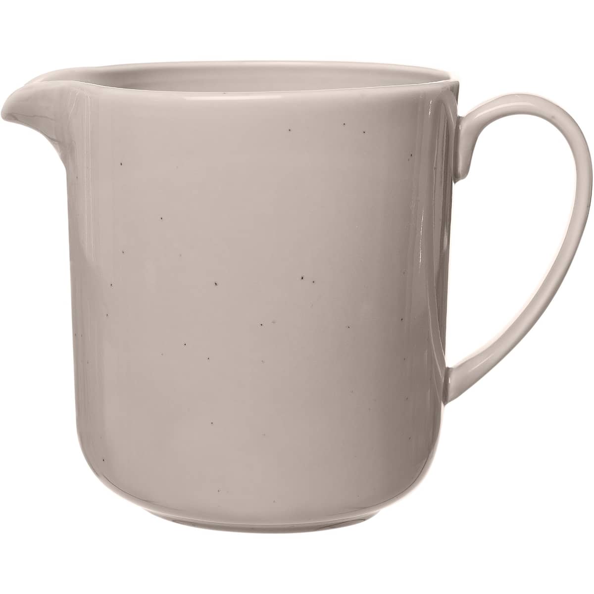Karaffel i porcelæn 1 liter, sand